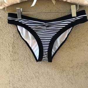 Pink cheeky bikini bottoms